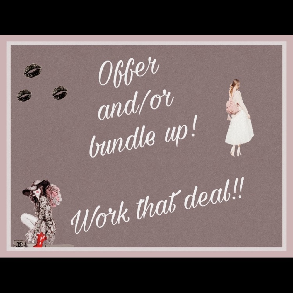 Offers are always welcome!